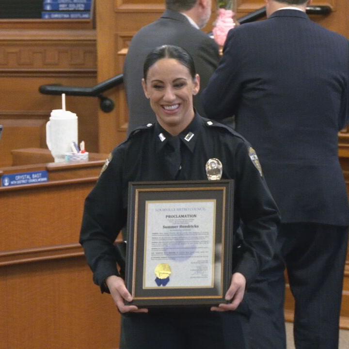 Louisville Metro Council honors Summer Hendricks